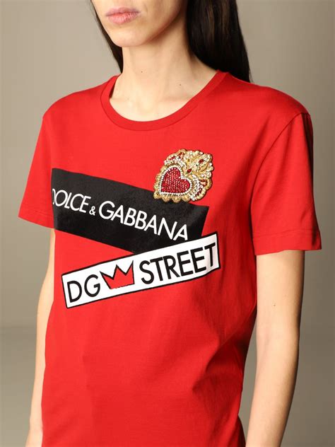 dolce and gabbana t shirt women's sale|dolce gabbana t shirt cheap.